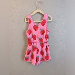 Zara Strawberry Romper Size 2 3